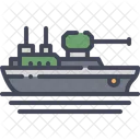 Navy Ship Vessel Icon