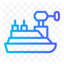 Navy Military Ship Icon