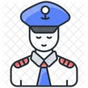 Navy Officer Icon