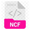 Ncf、ファイル、フォーマット アイコン