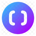 Nd Brecket Circle Icon