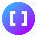 Nd Brecket Circle Icon