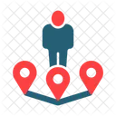Nearby Destinations Location Navigation Icon