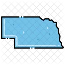 Nebraska States Location Icon