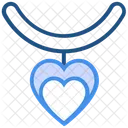 Heart Valentines Day Locket Icon