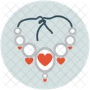 Necklace Chain Heart Icon