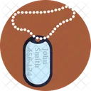 Necklace Pendant Army Icon