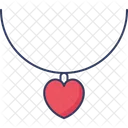 Necklace Heart Pendant Heart Icon