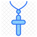 Necklace Easter Cross Icon