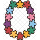 Necklace Flower Hawaiian Icon