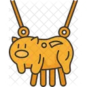 Necklace Pig Pendant Icon