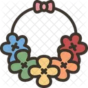 Necklace Flower Garland Icon