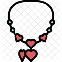 Necklace Heart Valentine Icon