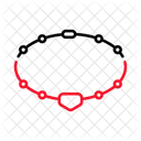 Necklace Celebrating Romance Icon