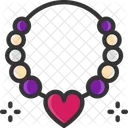 M Necklace Necklace Jewellery Icon