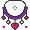M Necklace Necklace Jewellery Icon