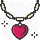 M Chain Necklace Jewellery Icon