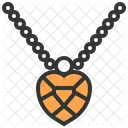 Necklace Pendant Heart Icon