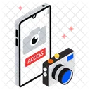 Need Camera Access Digital Camera Empty State Icon