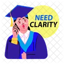 Need Clarity Thinking Confused Icon