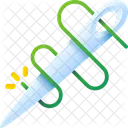 Needle Sewing Syringe Icon