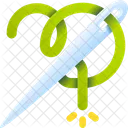 Needle Sewing Syringe Icon