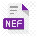 NEF Datei Technologie Datei Symbol