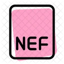 NEF Datei Bilddatei Fotodatei Symbol