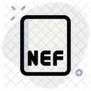 NEF Datei Bilddatei Fotodatei Symbol