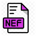 NEF Technologie Datei Symbol