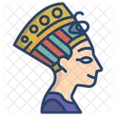 Nefertiti Bust Egyptian Man Man Icon