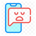 Negative Review Color Icon