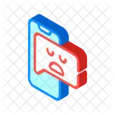 Negative Review Isometric Icon
