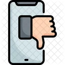 Negative Comment Online Icon