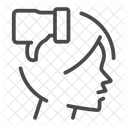 Negative mindset  Icon