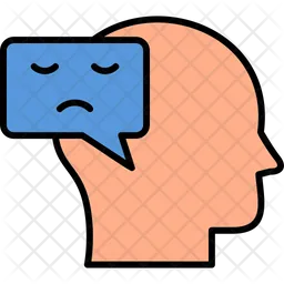 Negative Thinking  Icon