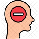 Negative Thinking Head Mind Icon