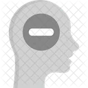 Negative Thinking Head Mind Icon