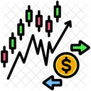 Negociacao Mercado Grafico Ícone