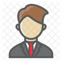 Negocios Empresario Avatar Ícone