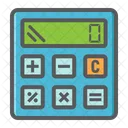 Negocios Calcular Calculadora Ícone