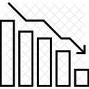 Negocios Perda Diminuicao Ícone