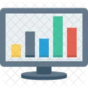 Negocios Analisticgraph Monitor Icon