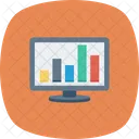 Negocios Analisticgraph Monitor Icon