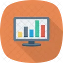 Negocios Analisticgraph Monitor Icon