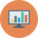 Negocios Analisticgraph Monitor Icon