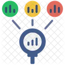 Conocimiento Estadistico Empresarial Datos De Investigacion Compatibles Diferentes Icono