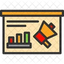 Negocios Marketing Plan Icon