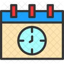 Negocios Reloj Plazo Icon