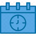 Negocios Reloj Plazo Icon